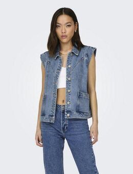ONLY Jeansweste ONLKENNEDY SL DNM WAISTCOAT BJ NOOS