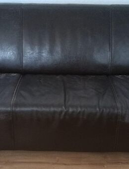 Ledersofa, 3 Sitzer, Riss auf der Sitzfläche - Berlin Spandau