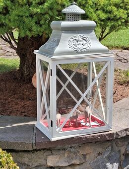 Holz/Metalllaterne - Wülfrath