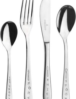 Picard & Wielpütz Solingen Kinderbesteck 6171 Kids (4-tlg), 1 Personen, Chromnickelstahl 18/10, Made in Germany
