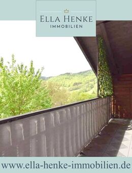 Tolle Aussicht! Moderne 2-3-Zimmer-Wohnung mit Balkon und schöner Aussicht in Lautenthal. - Langelsheim