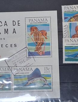 Briefmarken Panama 1965 Meeresfische Satz komplett gestempelt - Görlitz
