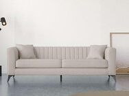 Places of Style 4-Sitzer MATTHEW elegantes Designsofa, Maße B/T/H: 231/86/74 cm, XXL, Steppung im Rücken, lose Sitzkissen, incl 2. Zierkissen