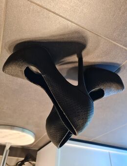 High Heels Schlangenleder-Optik Gr.37 schwarz - Hamburg