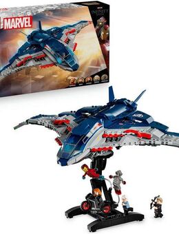LEGO® Avengers: Age of Ultron Quinjet (76325), LEGO Super Heroes Konstruktionsspielsteine, (1131 St), Made in Europe