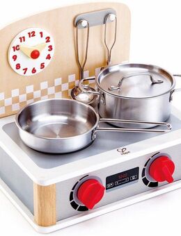 Hape Kinder-Küchenset 2-in-1 Küchen- & Grill-Set, 6-tlg.