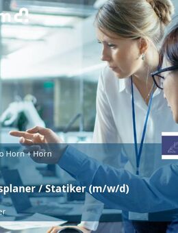 Tragwerksplaner / Statiker (m/w/d) - Neumünster