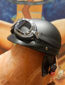 Chopper Helm Bulzeye Biker Helmet Gr. L mit Brille in 56653