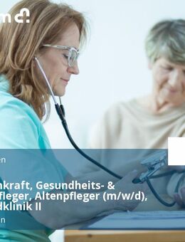 Pflegefachkraft, Gesundheits- & Krankenpfleger, Altenpfleger (m/w/d), Hardtwaldklinik II - Bad Zwesten