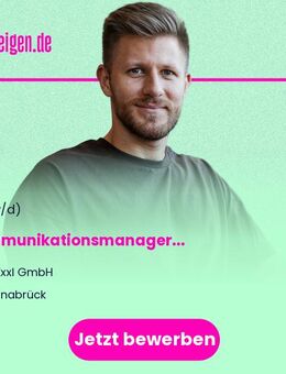 Kommunikationsmanager (m/w/d) - Osnabrück