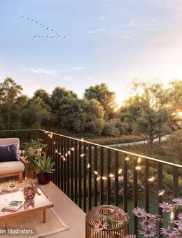 Sonnige 3-Zimmer-Eigentumswohnung mit herrlichem Balkon - Unterschleißheim