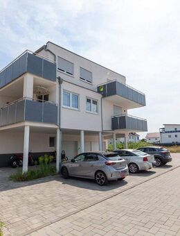 DIETZ: NEUBAU 3-Zimmer-Wohnung im 2. Obergeschoss mit herrlichem Weitblick - Feldrandlage! - Münster (Hessen)