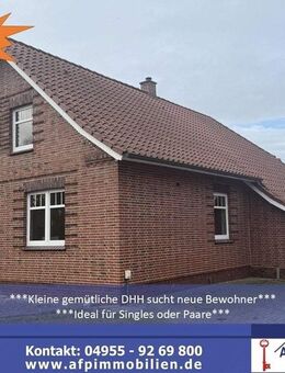 ***Kleine gemütliche DHH sucht neue Bewohner*** ***Ideal für Singles oder Paare*** - Westoverledingen