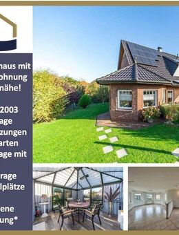 Ihr Traum-Eigenheim an der Nordsee mit vermieteter Einliegerwohnung *Strandnah, BJ 2003, PV-Anlage* - Butjadingen