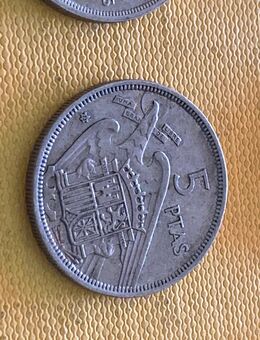 Münze Münzen Umlaufmünze Spanien 5 Pesetas 1957 im Stern 73 - Alzey