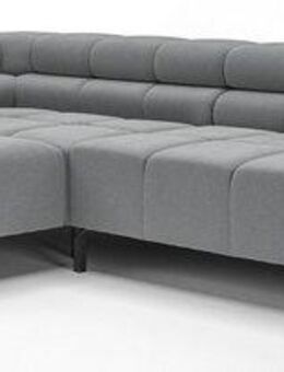 INOSIGN Ecksofa Ancona New, wahlweise motorische Sitztiefenverstellung, auch in Cord, feine Steppung, mit Kopfteilverstellung, 3 Zierkissen, L-Form