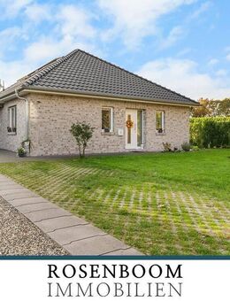 Ebenerdiges Wohnen - moderner Bungalow mit schönem Garten in Bad Zwischenahn - Bad Zwischenahn