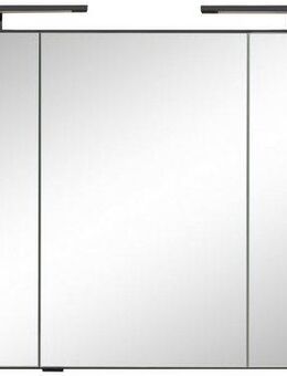 welltime Spiegelschrank "Trento", Badezimmerschrank, Badmöbel Breite 120 cm, mit 3D-Effekt, Spiegeltüren, inklusive LED-Beleuchtung