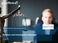 Forensic and Investigation Manager - Berlin