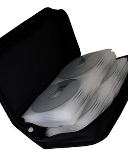 Nylon CD Tasche für ca 60 CDs - Blau / Schwarz - Weißwasser (Oberlausitz) Zentrum