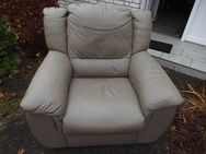 Echt-Leder Design Sessel Calia Italia Gaia? taupe UVP 1299,- made in Italy, 199,- - Flensburg