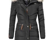 Navahoo Steppmantel Paula stylischer Winter Parka m. edlem Fellimitat