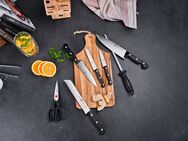 Zwilling Messerblock TWIN Chef 2 (8tlg), Messerblock mit 5 Messern + 1 Schere + 1 Wetzstahl, Bambus