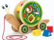 Hape Nachziehtier Schnecke, (Set, 1-tlg), Schnurlänge 60 cm