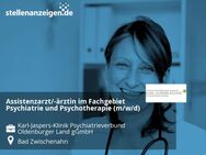 Assistenzarzt/-ärztin im Fachgebiet Psychiatrie und Psychotherapie (m/w/d) - Bad Zwischenahn