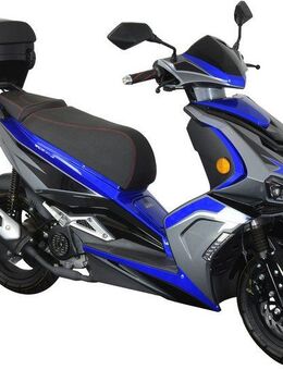 GT UNION Motorroller Striker 45, 49,5 ccm, 45 km/h, Euro 5, (Set, mit Topcase), Luftgekühlter Motor