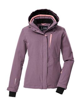 Killtec Skijacke KSW 25 WMN SKI JCKT Atmungsaktive, wasserdichte Skijacke mit abnehmbarer Kapuze