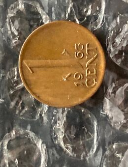 Münzen Münze Umlaufmünze Niederlande 1 Cent 1963 - Alzey