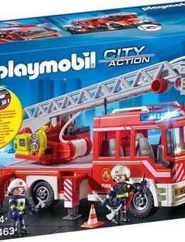 Playmobil® Feuerwehr-Leiterfahrzeug (9463), My Action Heroes Konstruktions-Spielset, Made in Germany