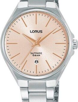 LORUS Quarzuhr RJ269BX9, Armbanduhr, Damenuhr, Saphirglas Edelstahlarmband