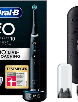 Oral-B Elektrische Zahnbürste iO Series 10 Luxe Edition, Aufsteckbürsten: 1 St., Magnet-Technologie