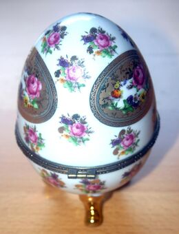 Limoges Porzellan Ei Schmuck Box Hand Paint - Köln