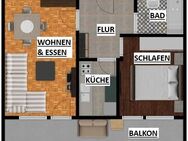 2-Zimmer-Wohnung in Göppingen mit traumhaftem Ausblick bis zur Schwäbischen Alb - Göppingen
