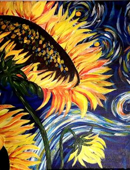 Paint like van Gogh "Sonnenblumen" - Dresden