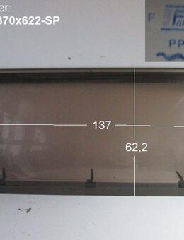 Dethleffs Wohnwagen Fenster ca 137 x 62,2 Parapress PPGY-3-SZ gebr. Sonderpreis (zB DethleffsRM3 NewLine420) - Schotten Zentrum