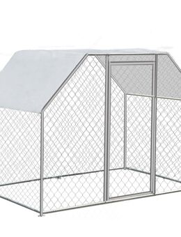 Hühnerstall Außengehege Kleintierstall aus verzinktem Stahl Outdoor Geflügelstall für Hühnerkäfig Kleintiere Vogelkäfig Haustierkäfig (2,9 x 1,98 x 1,82 m) - Wuppertal