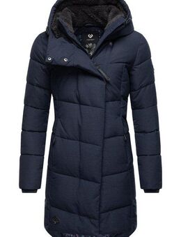 Ragwear Wintermantel Pavla stylischer Winterparka mit Teddyfutter und Kapuze