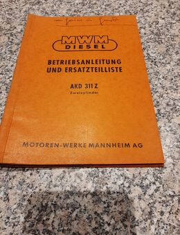 MWM Betriebsanleitung u.Ersatzteile Liste - Büdingen