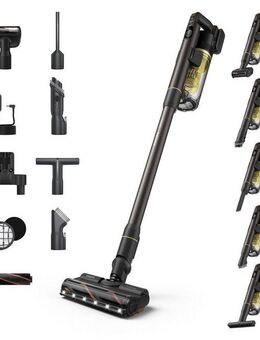 Philips Akku-Hand-und Stielstaubsauger XC7067/01 SpeedPro Max 7000 Series Advanced "Pet", 56,7 W, beutellos, mit bis zu 80 Minuten Laufzeit und Bodendüse mit Anti-Haarverwicklung