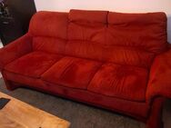 Alcantara 3-Sitz Sofa,, Sessel und Hocker - Grafhorst