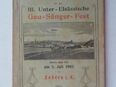 Festschrift für das III. Unter-Elsässische Gau-Sänger-Fest am 5.Juli 1903 zu Zabern im Elsass in 75203