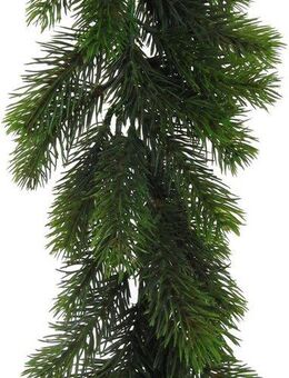 Winterliche Kunstpflanze Weihnachtsdeko, Weihnachtsgirlande Tanne, Creativ deco, Girlande mit 168, Länge 180 cm