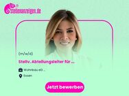 Stellv. Abteilungsleiter (m/w/d) für die Abteilung Wohnungswirtschaft - Essen