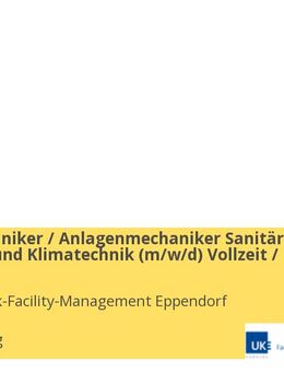 Servicetechniker / Anlagenmechaniker Sanitär-, Heizungs- und Klimatechnik (m/w/d) Vollzeit / Teilzeit - Hamburg