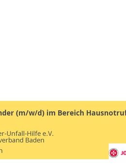 Mitarbeitender (m/w/d) im Bereich Hausnotruf - Heilbronn