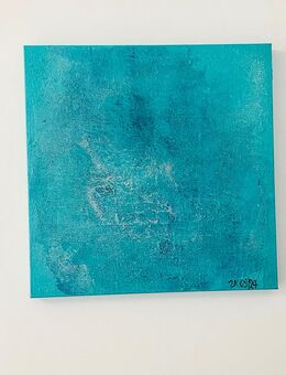 Bild in Pastelltürkis 60x60 cm - Rösrath Zentrum